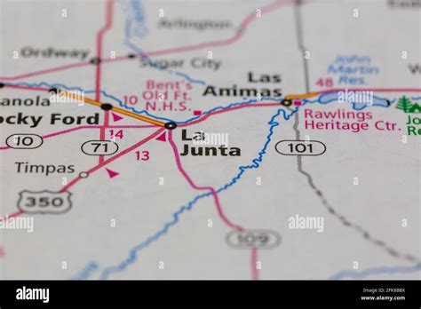 La junta colorado map hi-res stock photography and images - Alamy