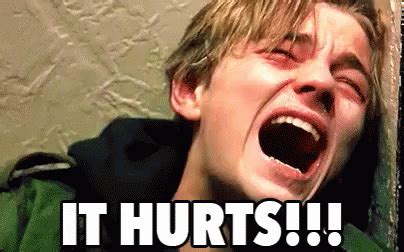 It Hurts GIF - Hurt Leonardodicaprio Affliction - Discover & Share GIFs