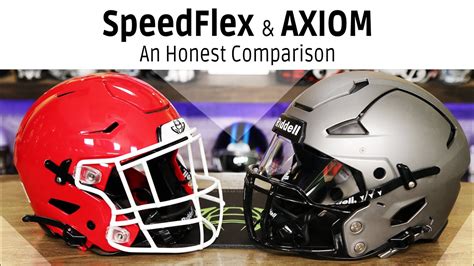 Riddell Axiom & SpeedFlex - An honest comparison - YouTube