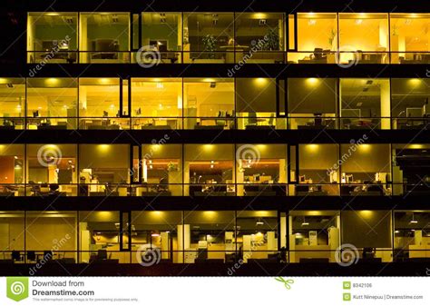 Office building, Building, Night