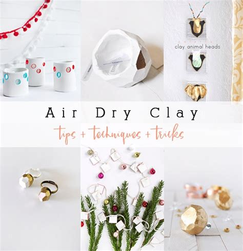 Tips, Techniques and Tricks for using Air Dry Clay - Delineate Your ...