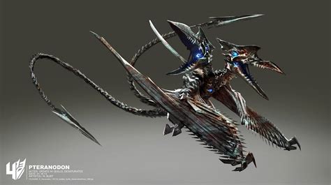 Transformers 4 Dinobots Concept Art By Wesley Burt