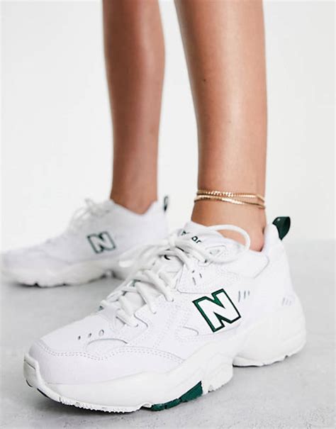 New Balance 608 trainers in white and green - exclusive to ASOS | ASOS