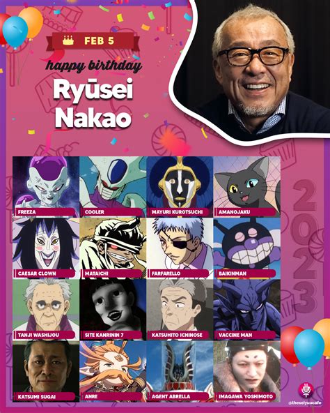 Happy 72nd birthday to the voice of Mayuri, Nakao Ryusei! : r/bleach