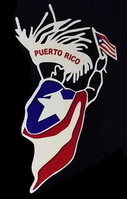 PUERTO RICO CAR DECAL STICKER with FLAG #158 | eBay