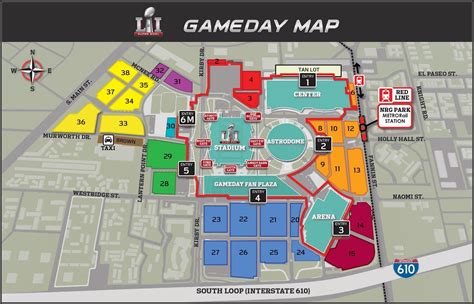 Cowboy Stadium Parking Lot Map