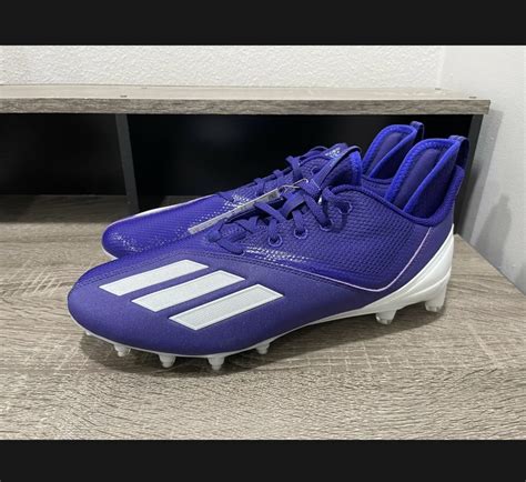 Adidas Adizero Scorch Purple Football Cleats Men’s Size 9.5 - FX4253 | SidelineSwap