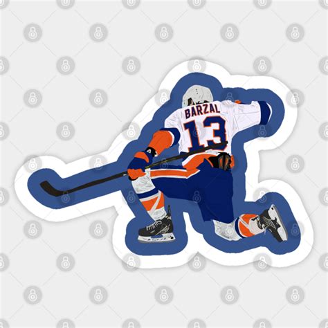 Matt Barzal - New York Islanders - Sticker | TeePublic