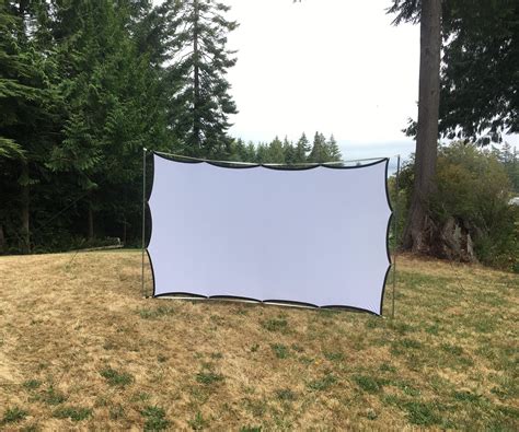 Outdoor Projector Screen : 9 Steps (with Pictures) - Instructables