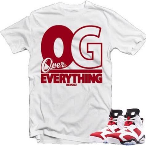 Air Jordan 6 "Carmine" Apparel At Sneaker Outfits- SneakerFiles