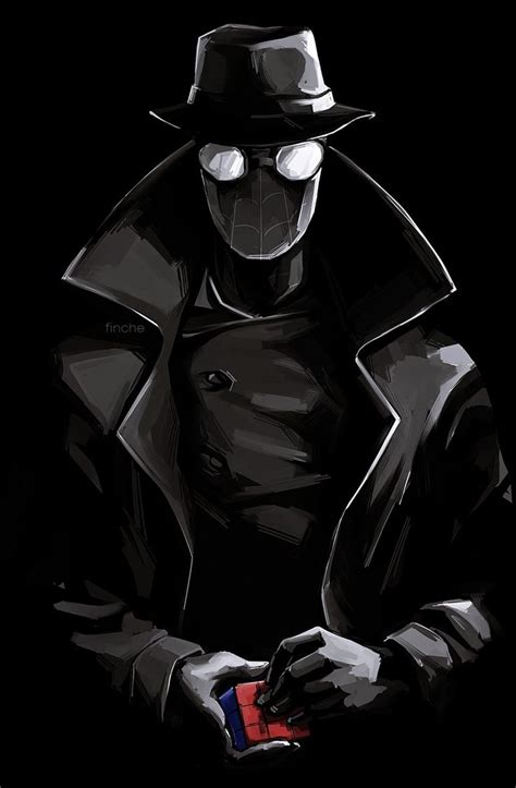 Pin by Aqilla Song on Spiderverse | Noir spiderman, Marvel spiderman art, Marvel spiderman