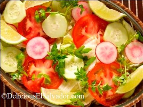 Traditional Salvadorian Green Salad {Recipe} - | Food, Healthy recipes, Salvadorian food