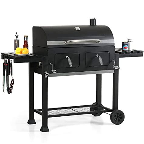 Captiva Designs Extra Large Charcoal BBQ Grill with Oversize Cooking Area(794 sq.in.), Outdoor ...