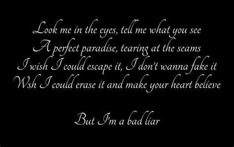 bad liar paroles - Haven Milk