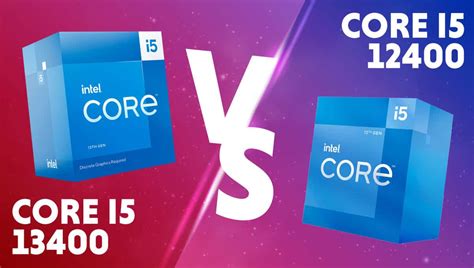 Intel Core i5-13400 vs Core i5-12400 | WePC