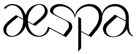 Aespa logo transparent PNG - StickPNG