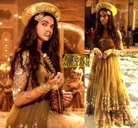 Deepika as Mastani- Anju Modi's Dresses Bajirao Mastani Collection