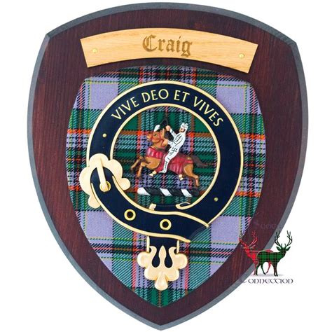 Craig Clan Crest | Display plaques, Clan, Scottish