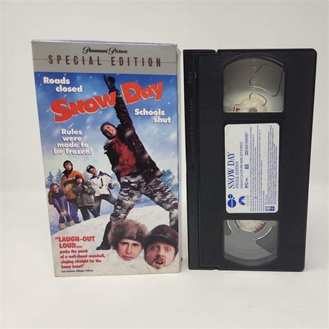 Snow Day VHS 2000 Special Edition Chevy Chase Chris Elliott - Etsy