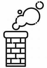 Chimney Coloring Page  ColouringPages sketch template