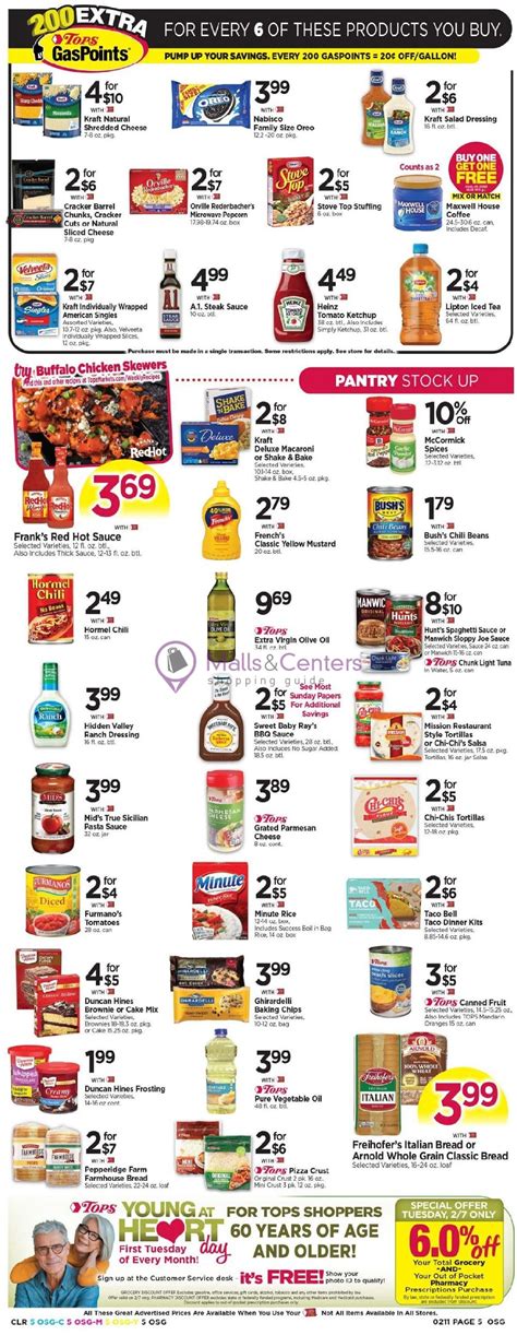 Tops Markets Weekly ad valid from 02/05/2023 to 02/11/2023 - MallsCenters