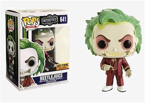 Funko Pop Beetlejuice #641 Hot Topic DE LA PELICULA Exclusivo : Amazon.com.mx: Juguetes y Juegos