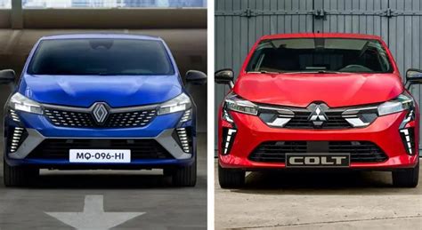 Renault Clio restylée vs nouvelle Mitsubishi Colt : le jeu des 7 différences