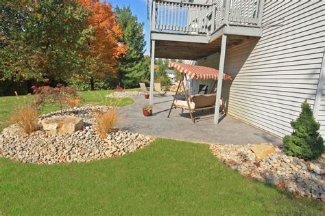 Backyard Patio with Landscaping