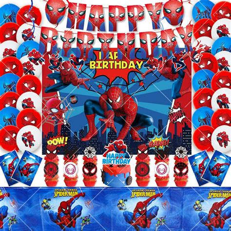 Spider Man Birthday Party Supplies