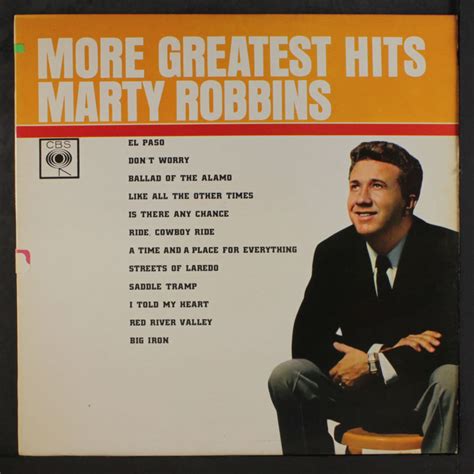 Marty Robbins More Greatest Hits Vinyl Records and CDs For Sale ...