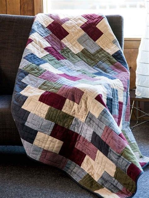 Flannel Brick Road Quilt Pattern | Quilts, Flannel quilt patterns, Cozy quilts