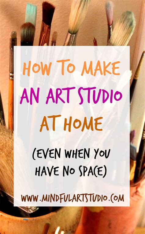 12 Ways to Make an Art Studio at Home