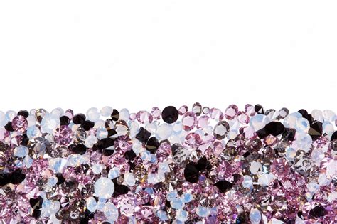 Premium Photo | Purple diamond jewel stones luxury isolated on white