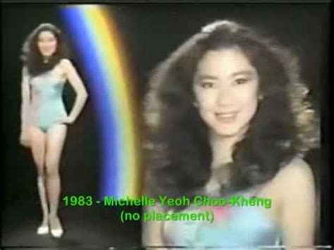 Michelle Yeoh at Miss World 1983 🥇 Own That Crown