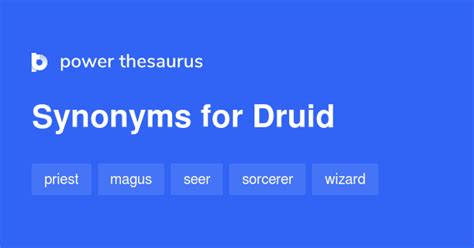 Druid synonyms - 211 Words and Phrases for Druid