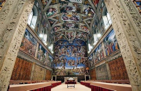 Michelangelo Buonarroti, Cappella Sistina, 1508-1512, affreschi, Palazzi vaticani, Città del ...