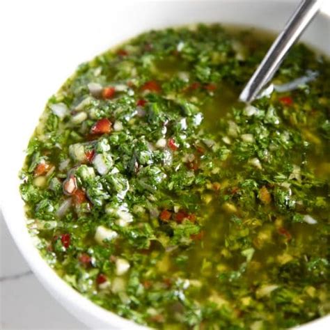 Chimichurri Recipe (How to Make Chimichurri Sauce) - The Forked Spoon