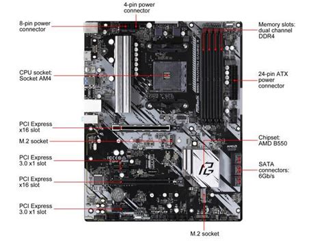 ASRock B550 Phantom Gaming 4 ATX AMD Motherboard - Newegg.com