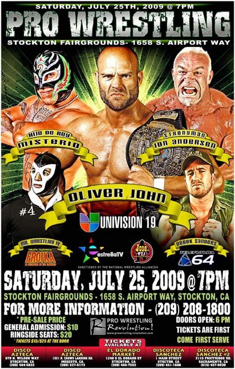 NWA Pro's Pro Wrestling Revolution debuts in Stockton - Alliance ...