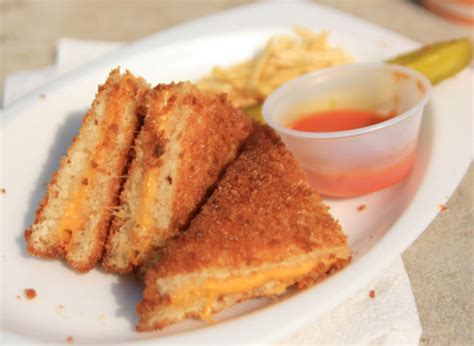 Deep Fried Grilled Cheese Sandwich