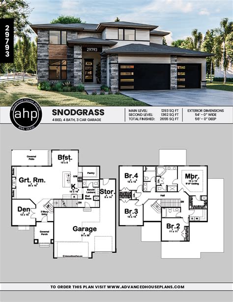 Modern Family Floor Plan - floorplans.click