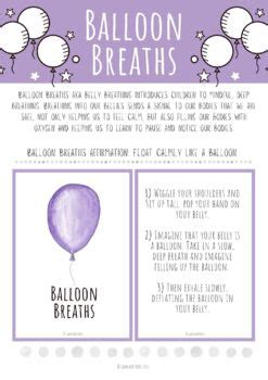 Balloon Belly Breaths: A Mindfulness Breathing Exercise for Relaxation ...