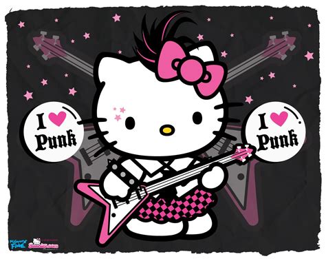 Punk rock Hello Kitty is rockin this style she is TOMBOY HELLO KITTY ...