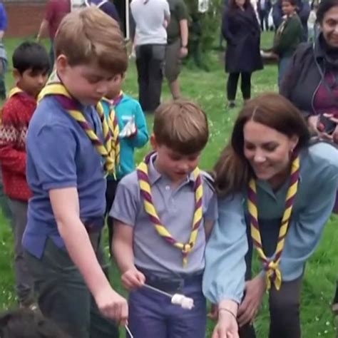 Video Prince Louis and Prince George enjoy s’mores at coronation ...