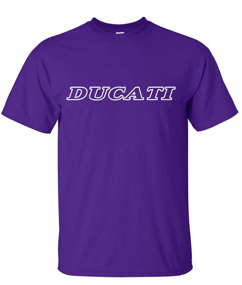 Ducati Text Logo Graphic T Shirt - Supergraphictees