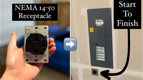 How To Install A 30/40/50/60 Amp Receptacle (240 Volts) - YouTube