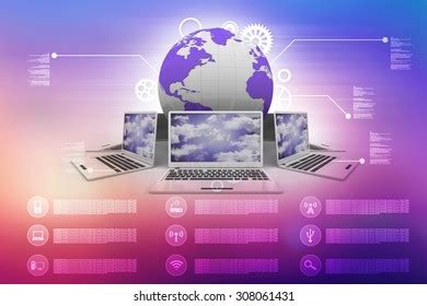 Computer Network Stock Illustration 308061431 | Shutterstock