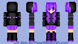 Ender girl Minecraft Skin