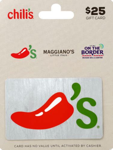 Chili's $25 Gift Card, 1 ct - Kroger