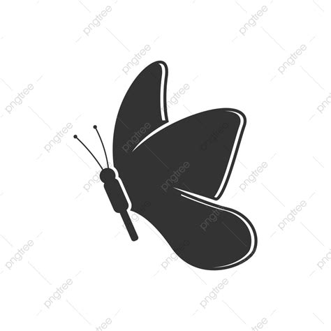 Plantilla De Diseño De Vector De Mariposa PNG ,dibujos Mariposa, Vector ...